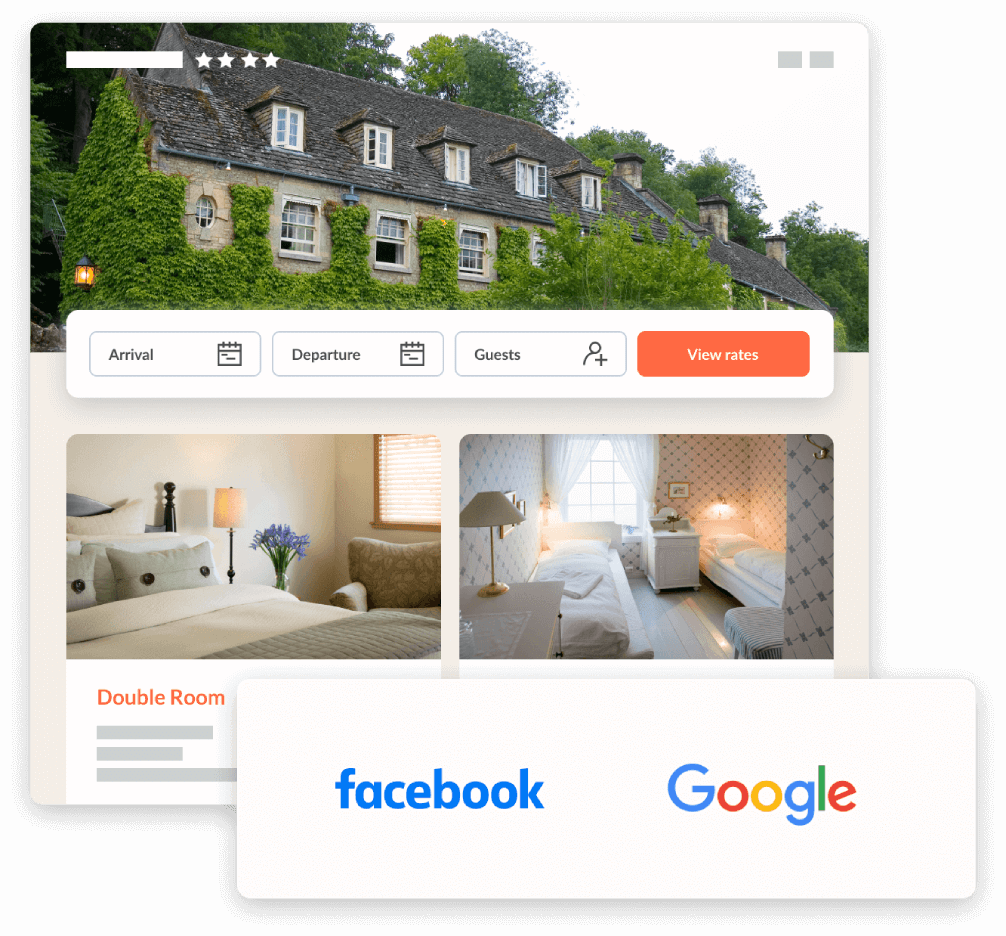 Hotel booking engine on your website