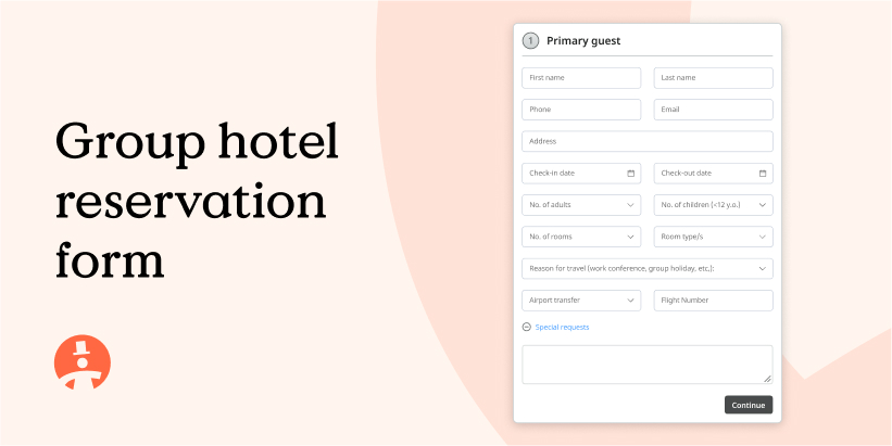 hotel reservation form