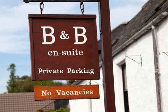 bed and breakfast with an increased airbnb occupancy rate