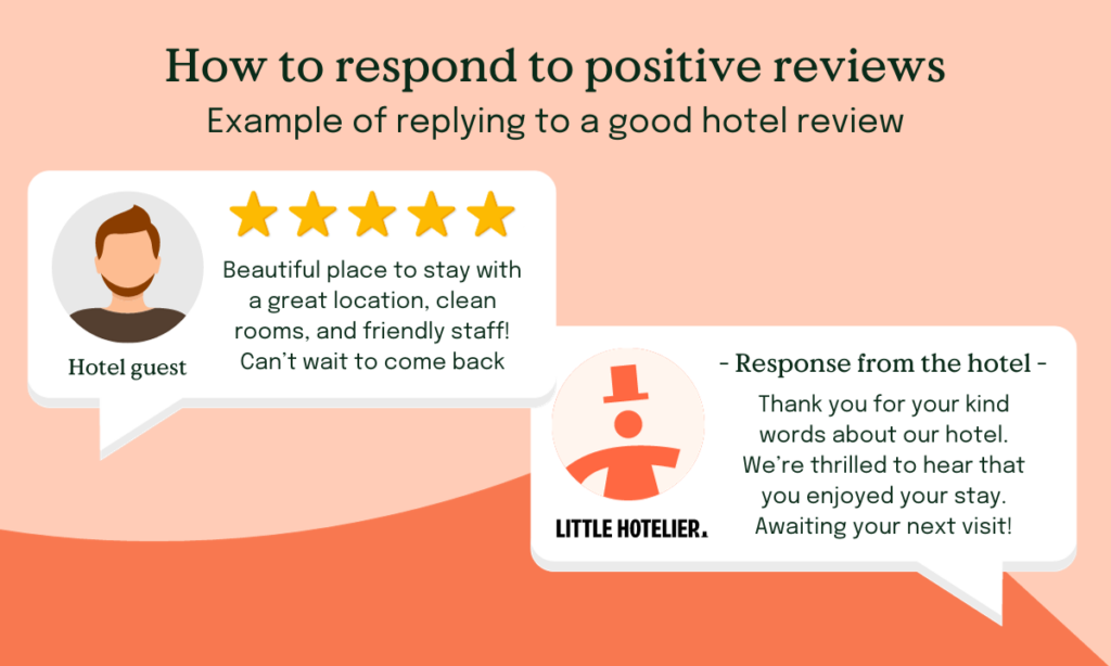 how to respond to positive reviews
