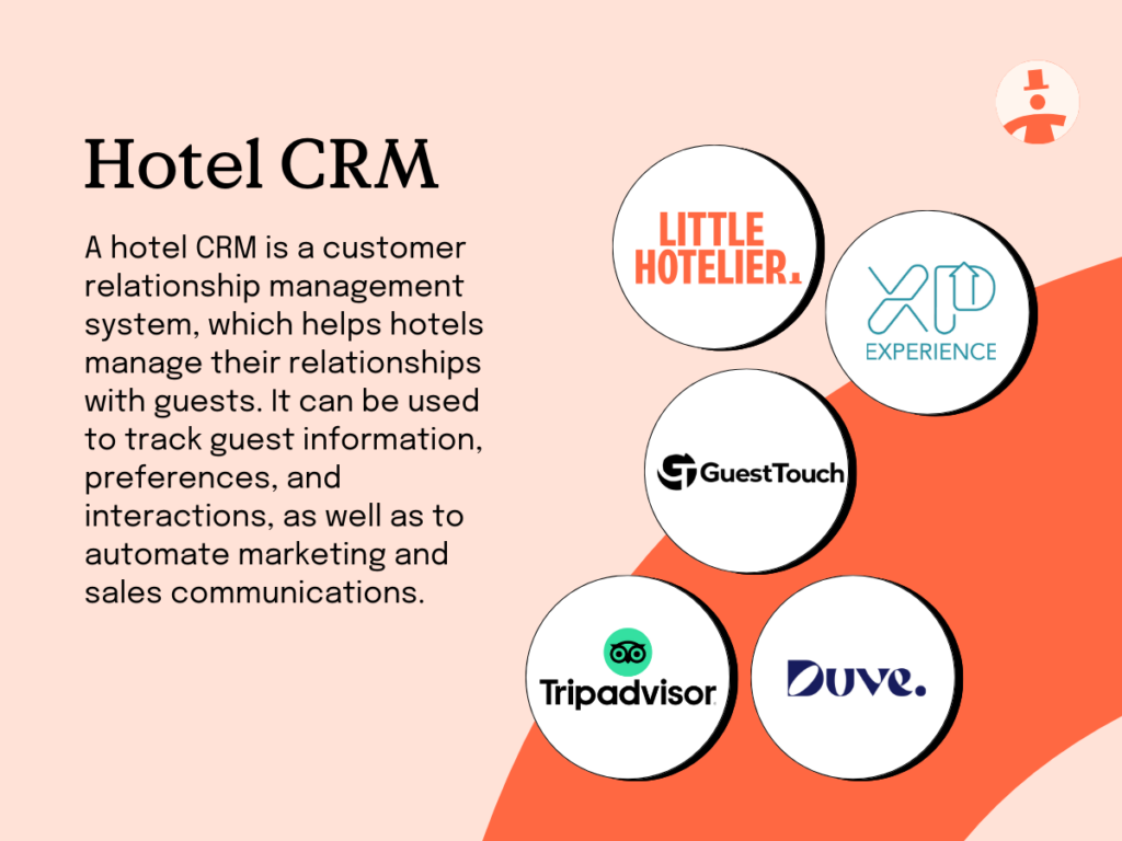 Image explaining hotel CRM