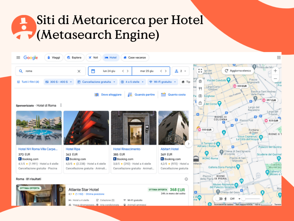 siti di metaricerca per hotel metasearch engine