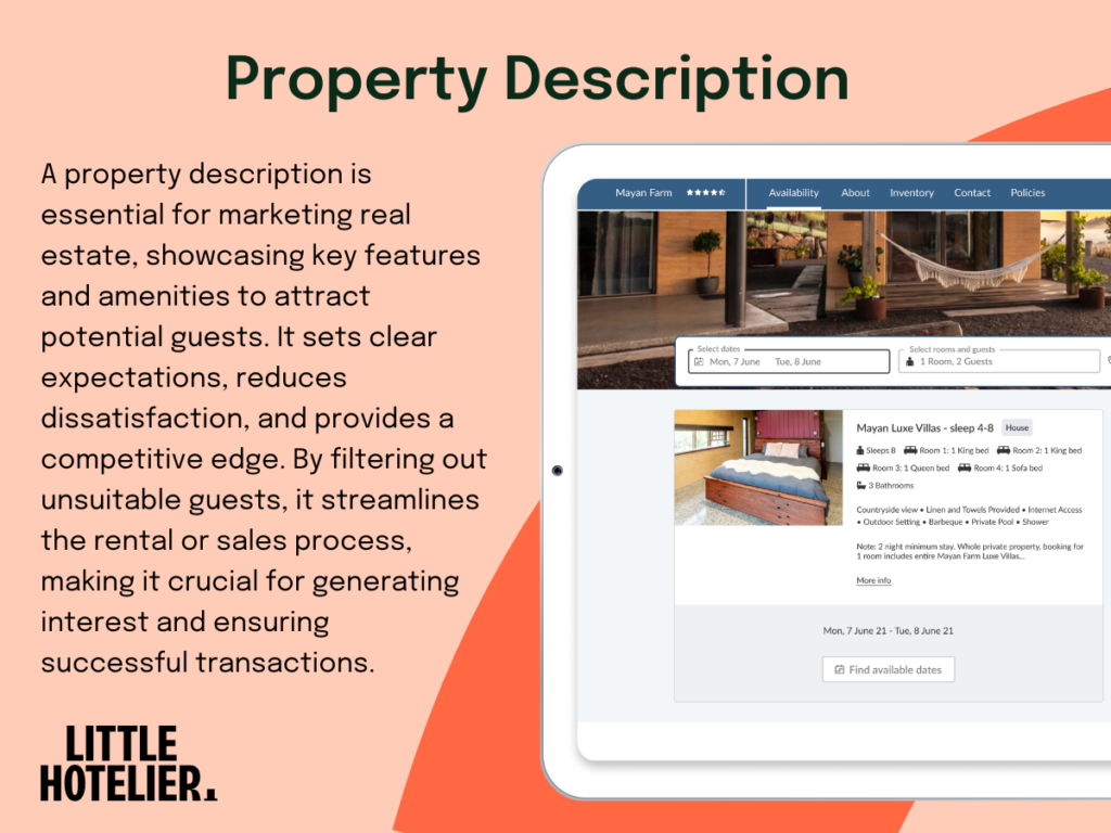 property description