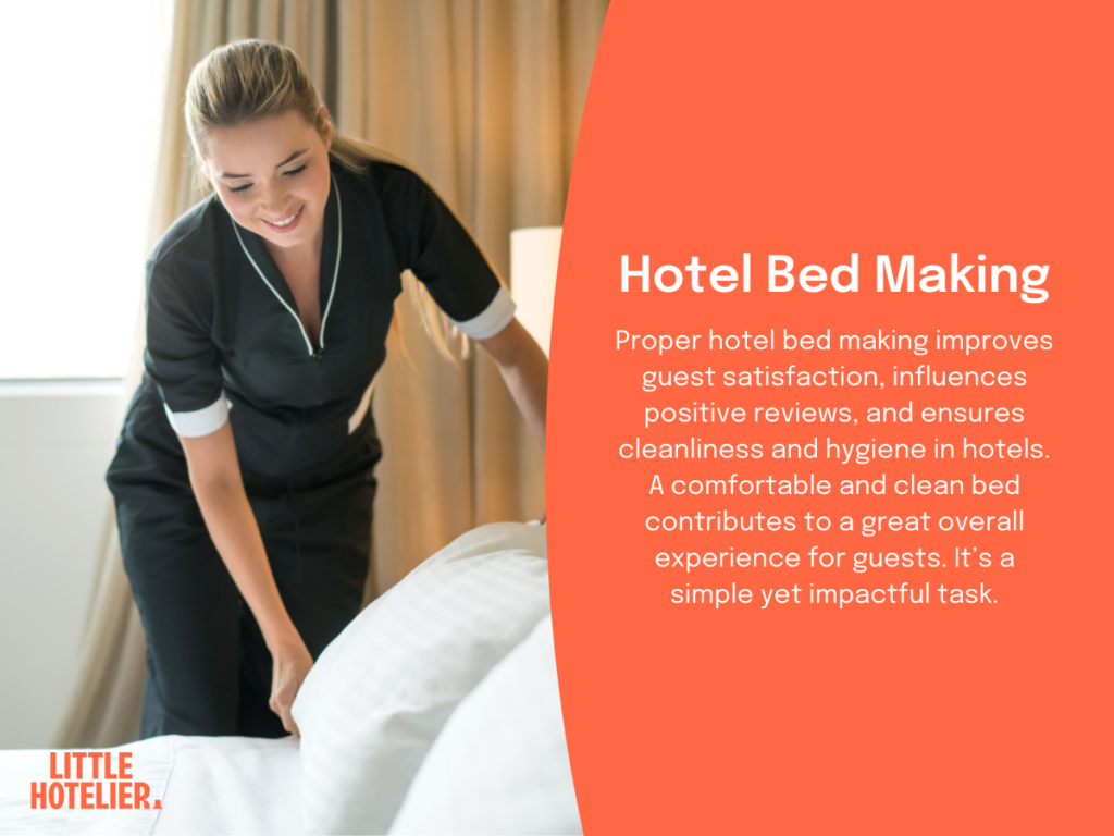 hotel bed making
