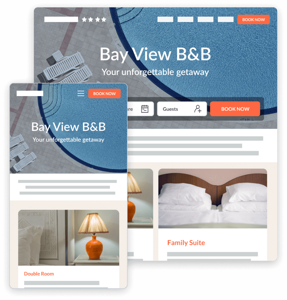Bed and Breakfast (B&B) Website Builder - Little Hotelier