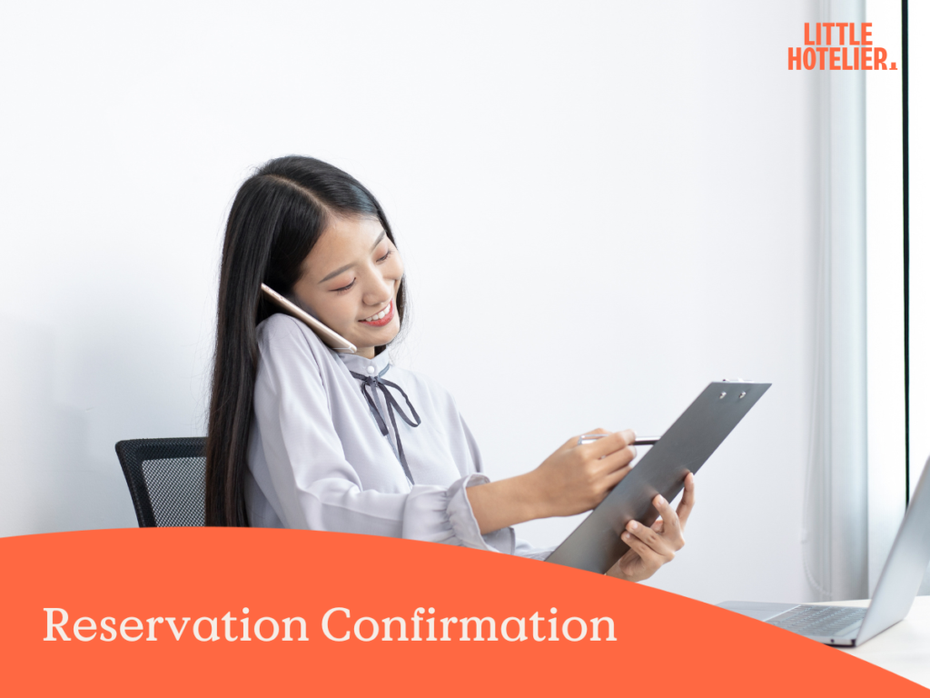 reservation confirmation